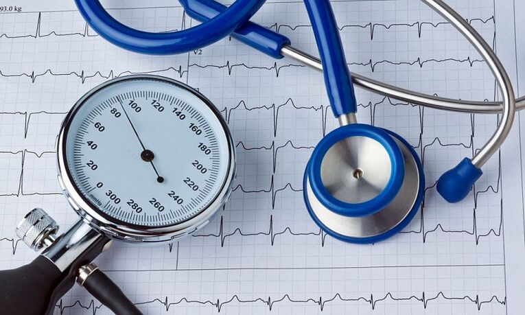 Pression avec hypertension artérielle